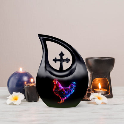 10-inch Chicken-themed Cross Drop