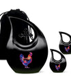 10-inch Chicken theme Cross Drop Design Custom Urn