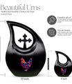 10-inch Chicken themed Cross Drop Mini urn,