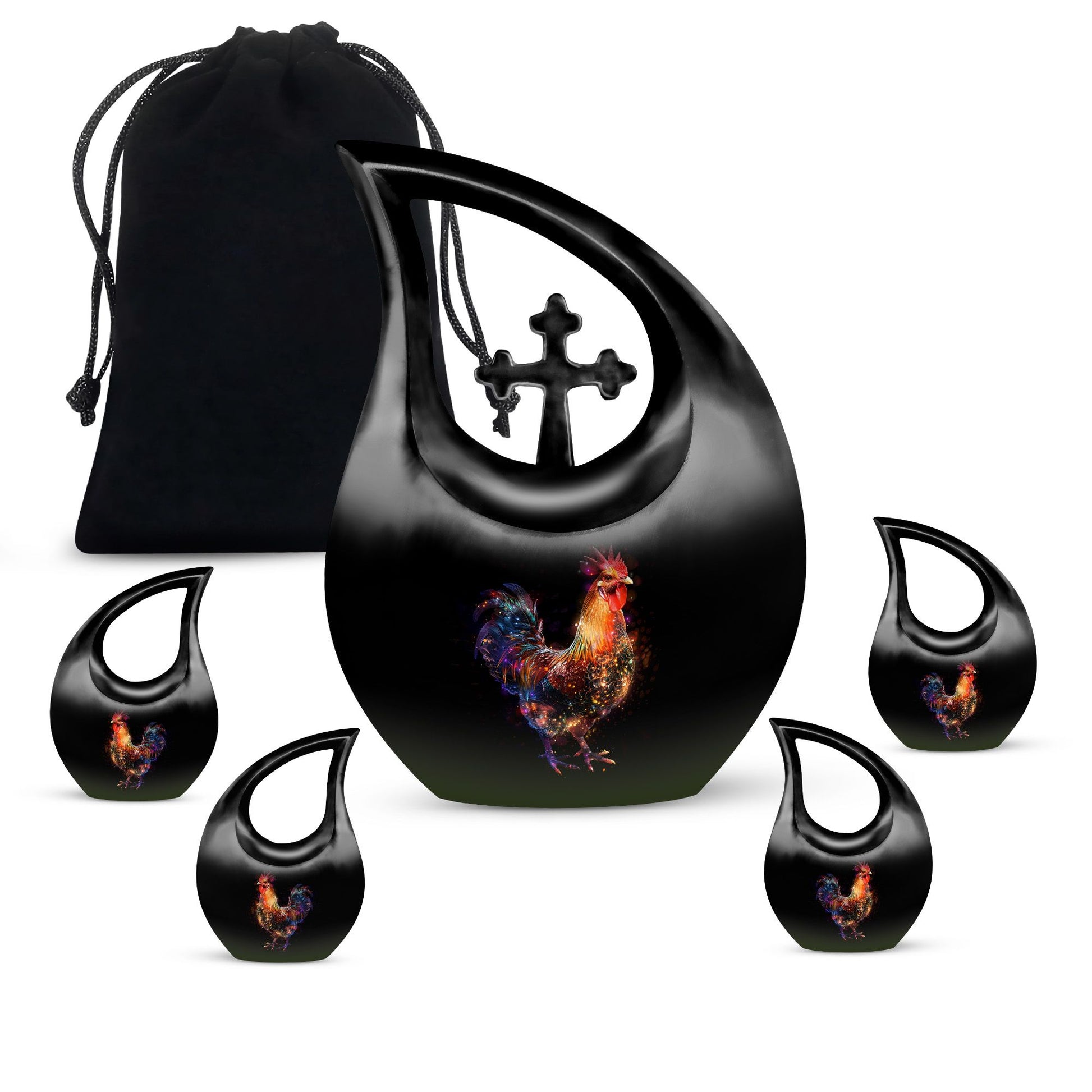 Small Chicken Memorial Urn -personal urns for cremation solutions