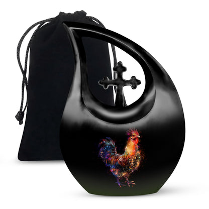 Personalized Religious Keepsake Urn for Human Ashes - 10-inch, 200 cu in - Yatskia