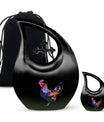 10-inch affordable Chicken urn designed with Cross Drop, suitable for burial or cremation