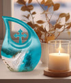 Beach Themed Cross Drop beach urn
