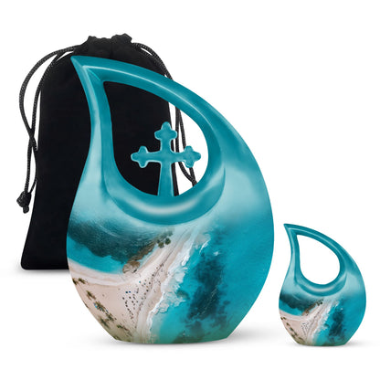 Personalized Beach Cremation Urn for Human Ashes - Yatskia