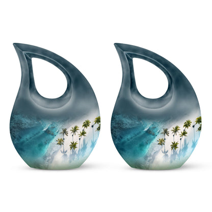 Beach Theme 3 Inch Keepsake Pack of 2