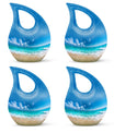 Beach Theme 3 Inch Keepsake Pack of 4