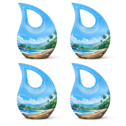 Beach Theme 3 Inch Keepsake Pack of 4