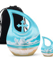 Beach Memorial Urn: Cherished Ash Vessel in Exceptional Design