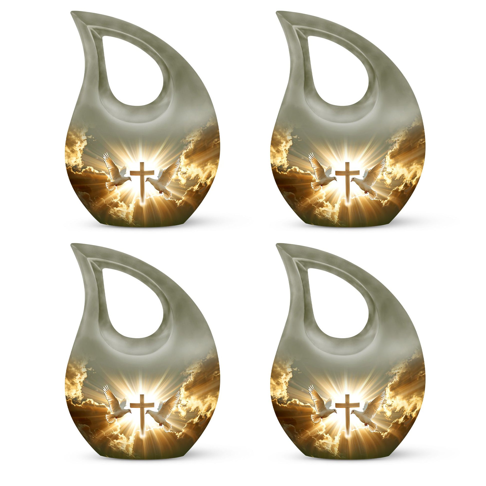 Dove Theme 3 Inch Keepsake Pack of 4