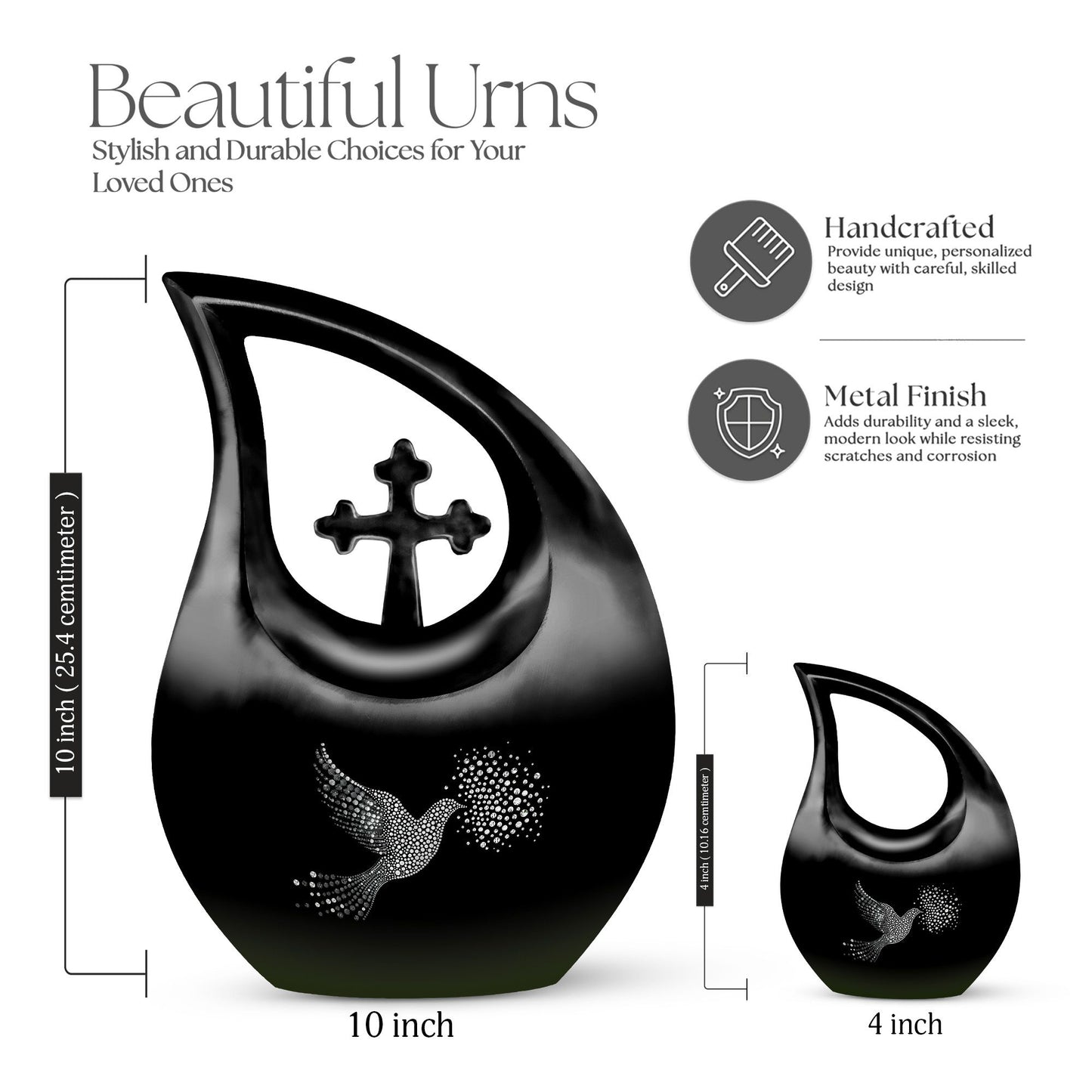 10-inch Dove Urn