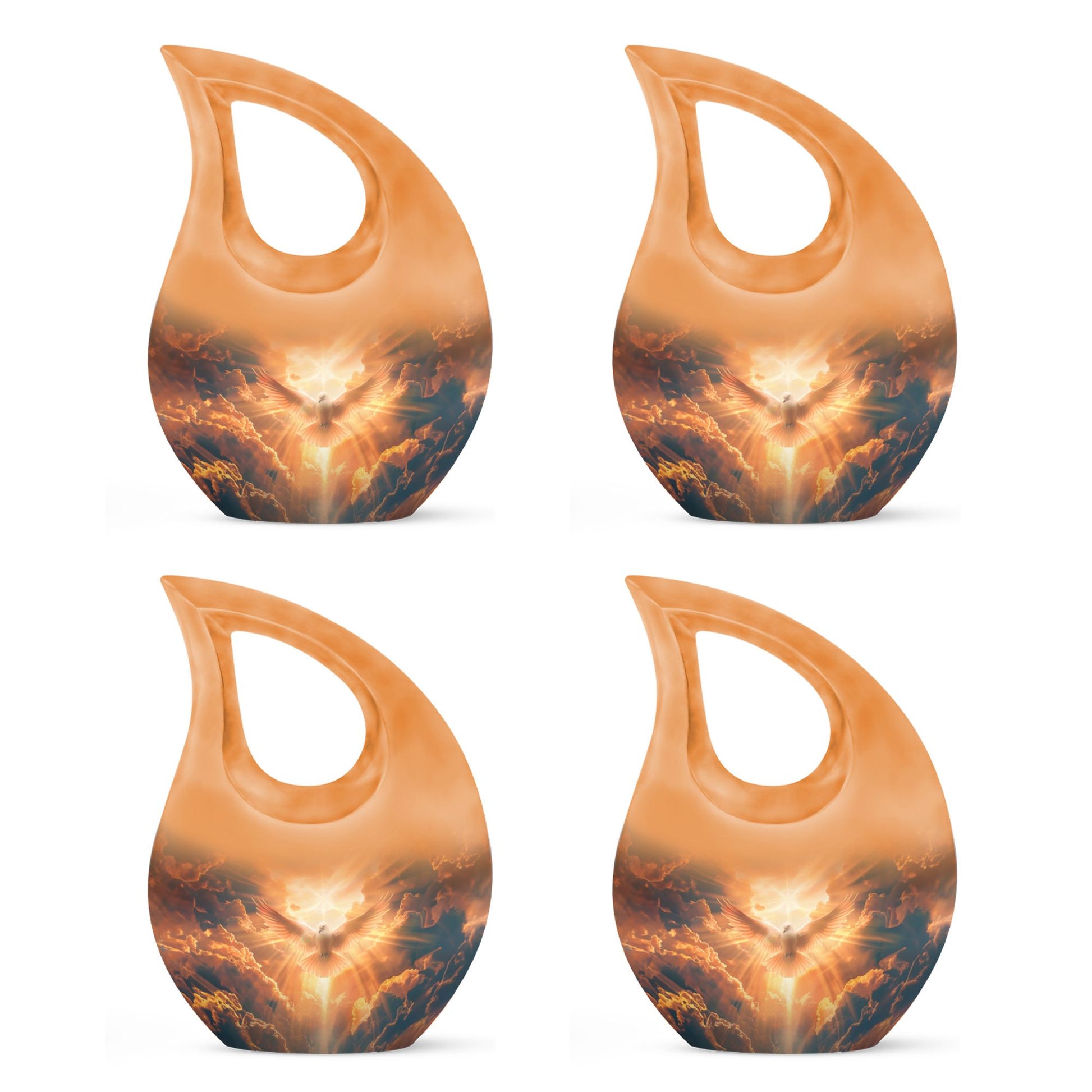 Dove Theme 3 Inch Keepsake Pack of 4