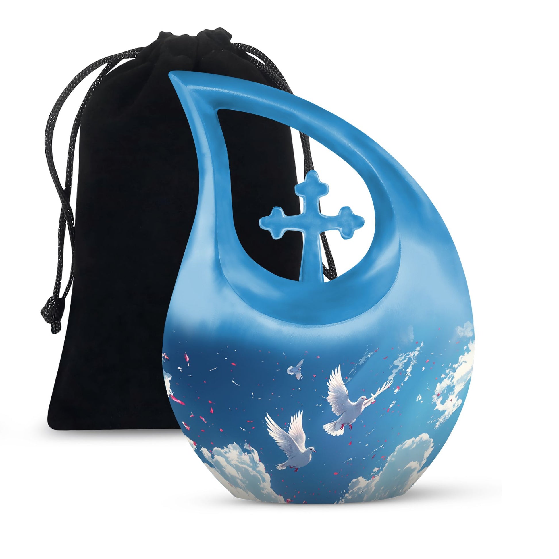 Dove Theme Large Urn 10 Inch