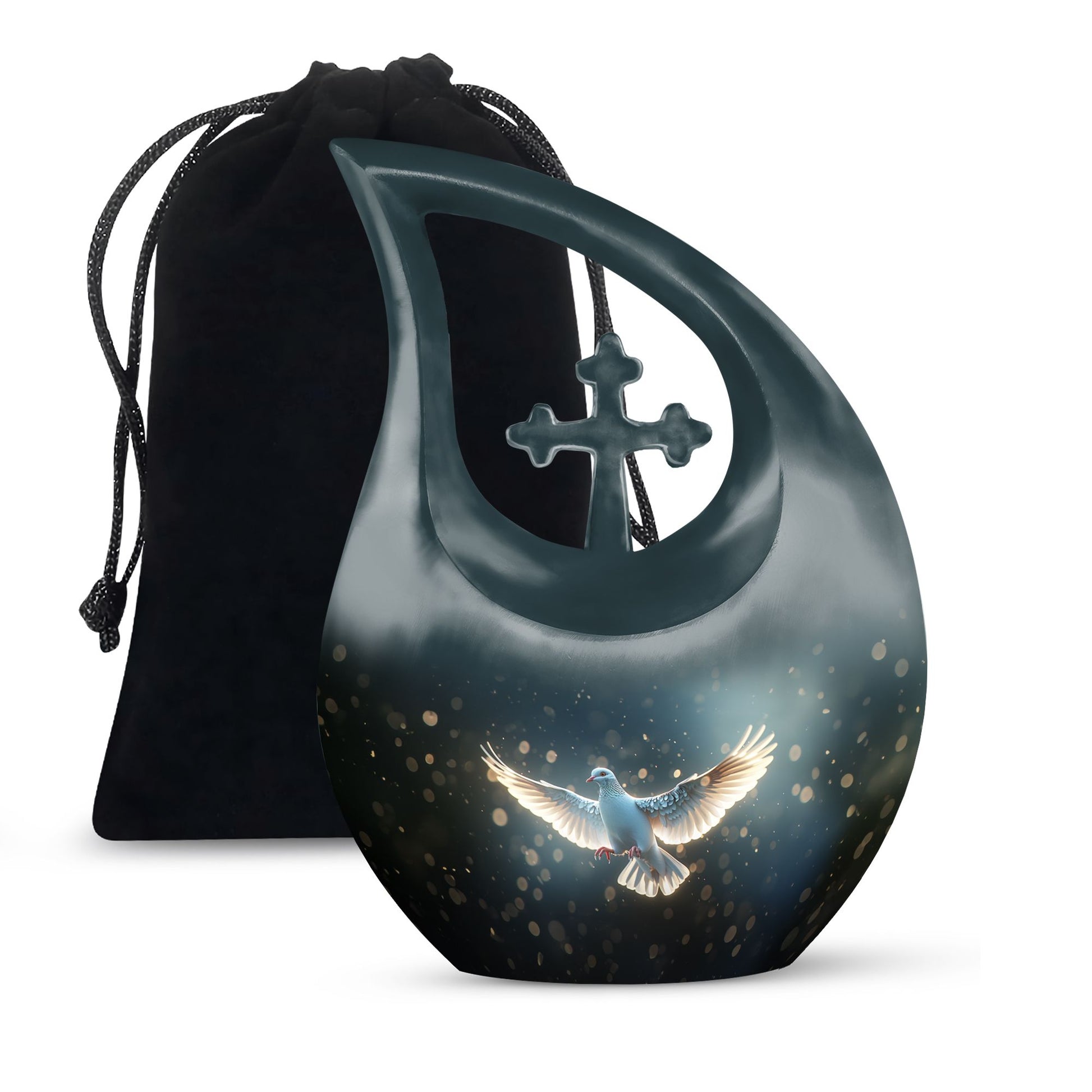 Dove Theme Large Urn 10 Inch