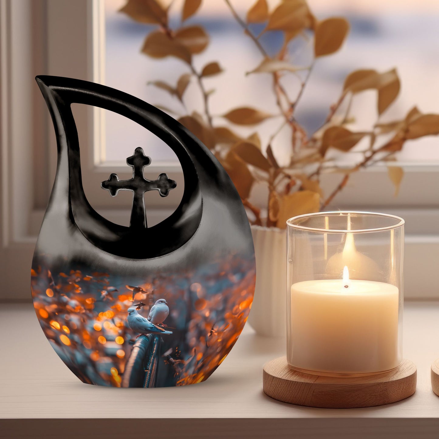 10-inch Dove Urn 