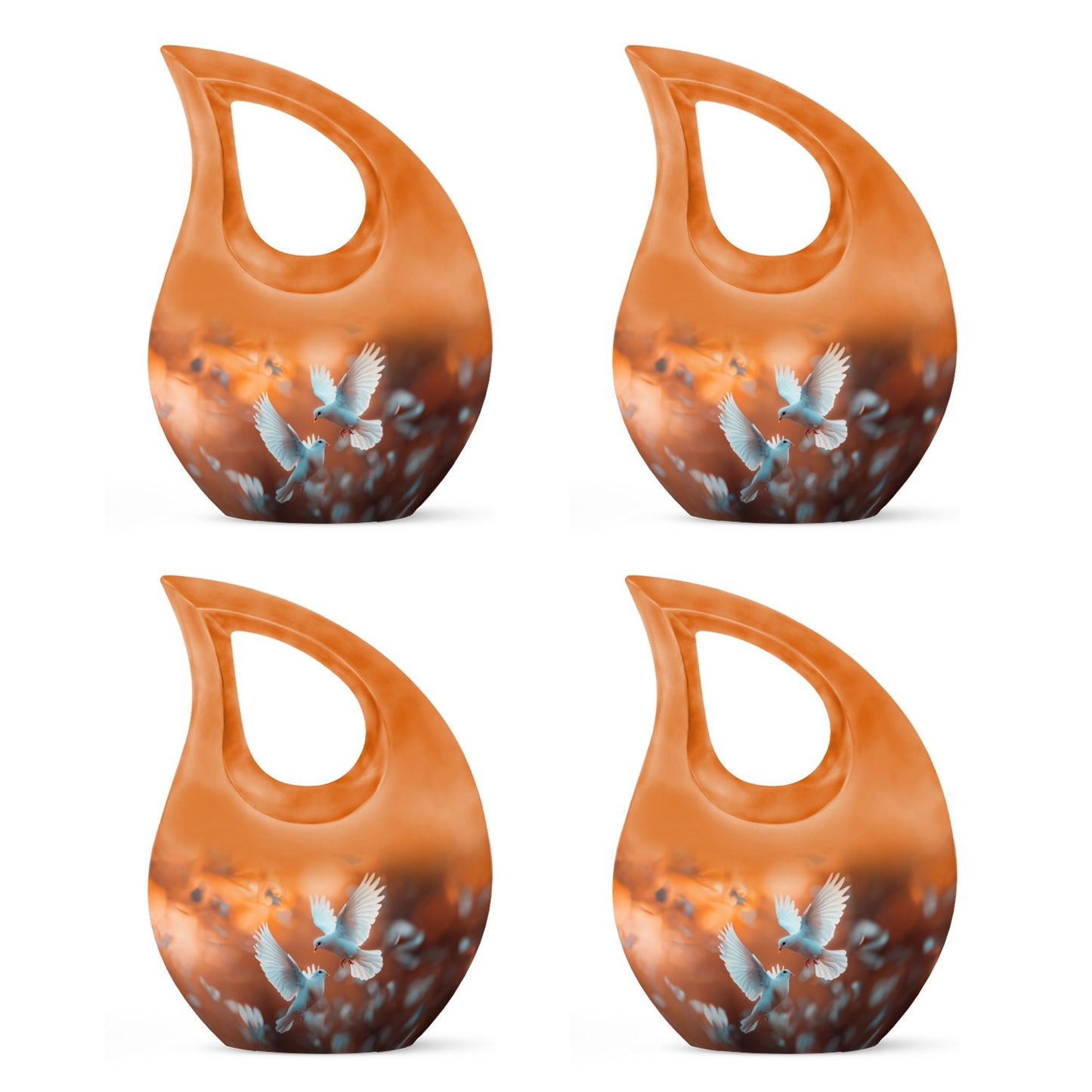 Dove Theme 3 Inch Keepsake Pack of 4