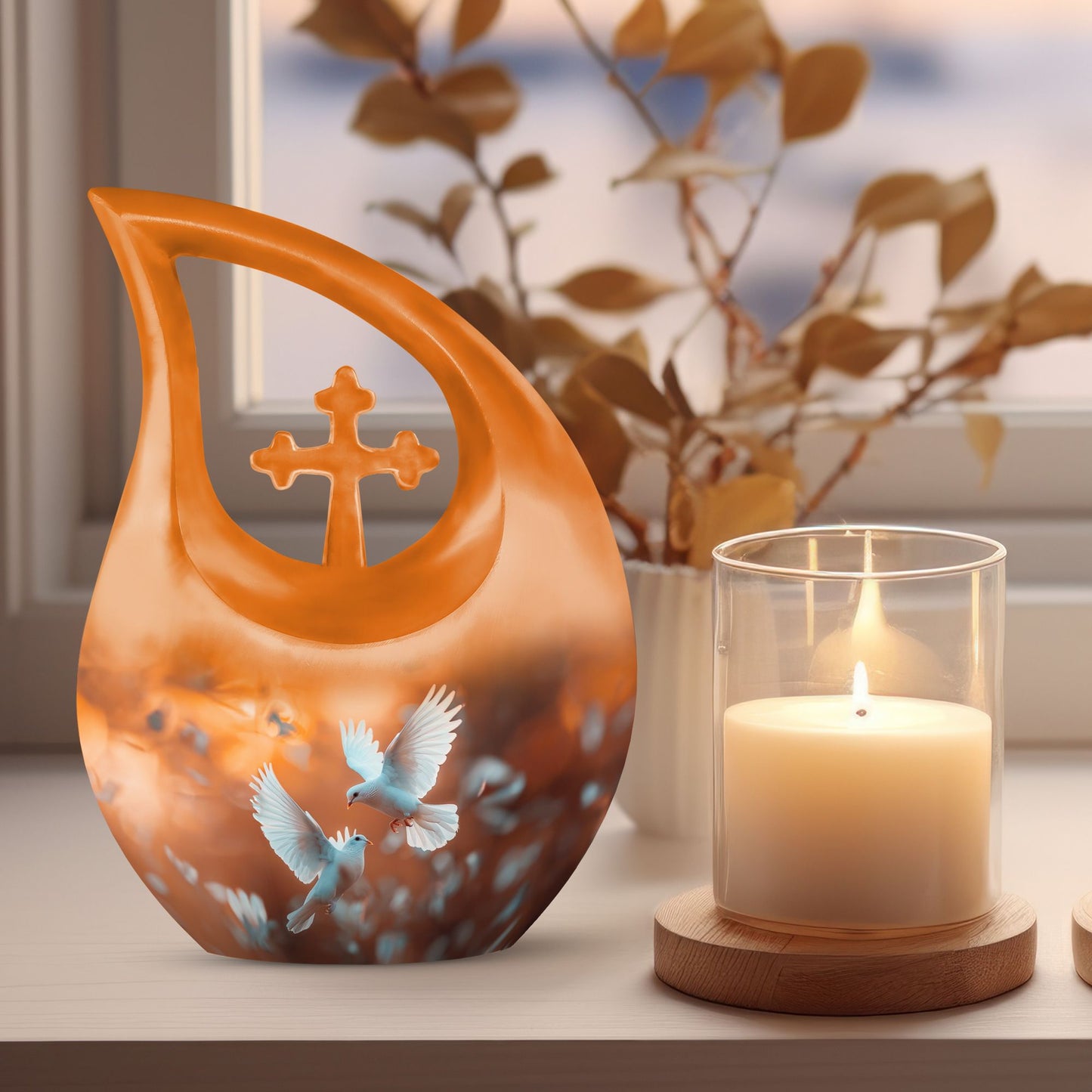 10-inch Dove Urn