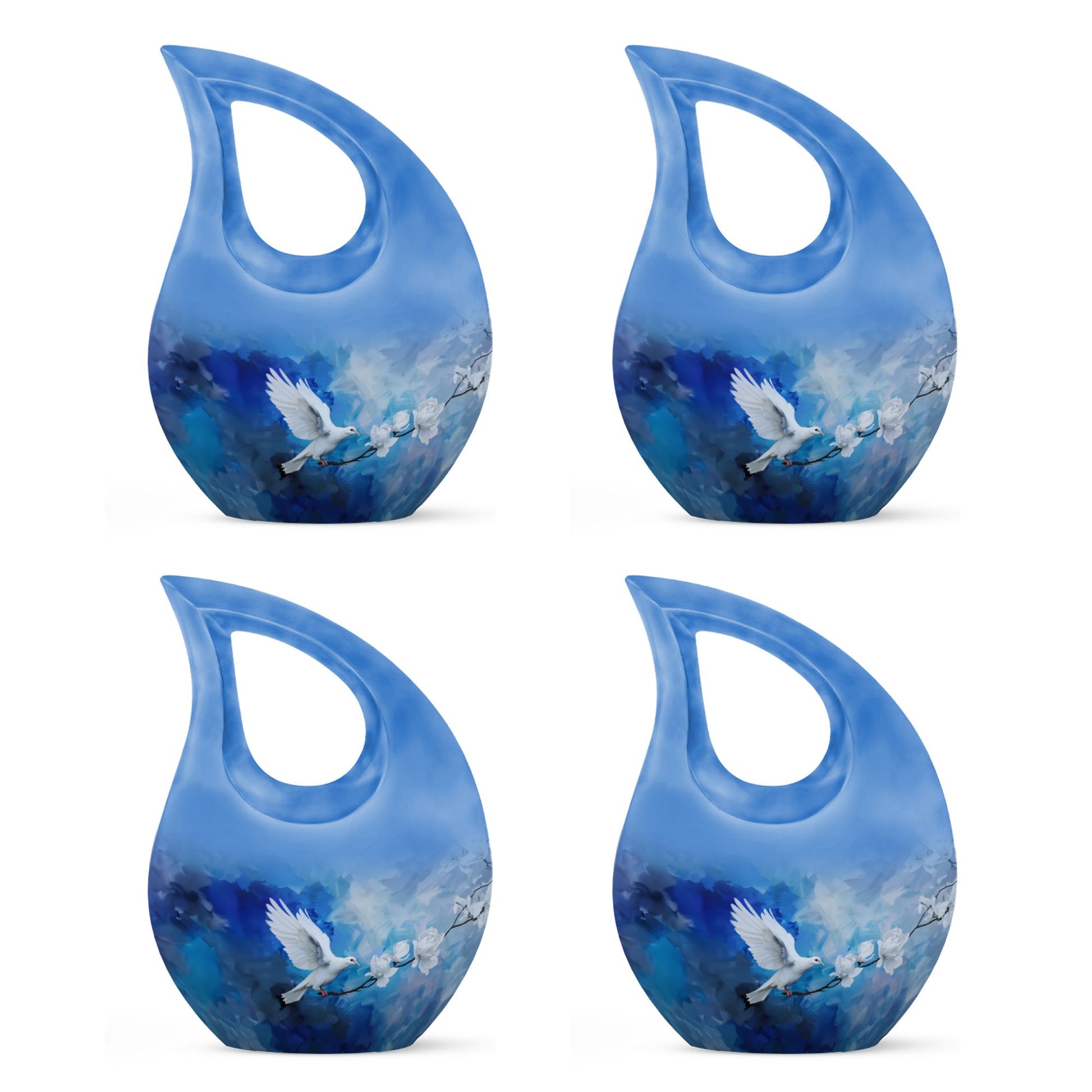 Dove Theme 3 Inch Keepsake Pack of 4