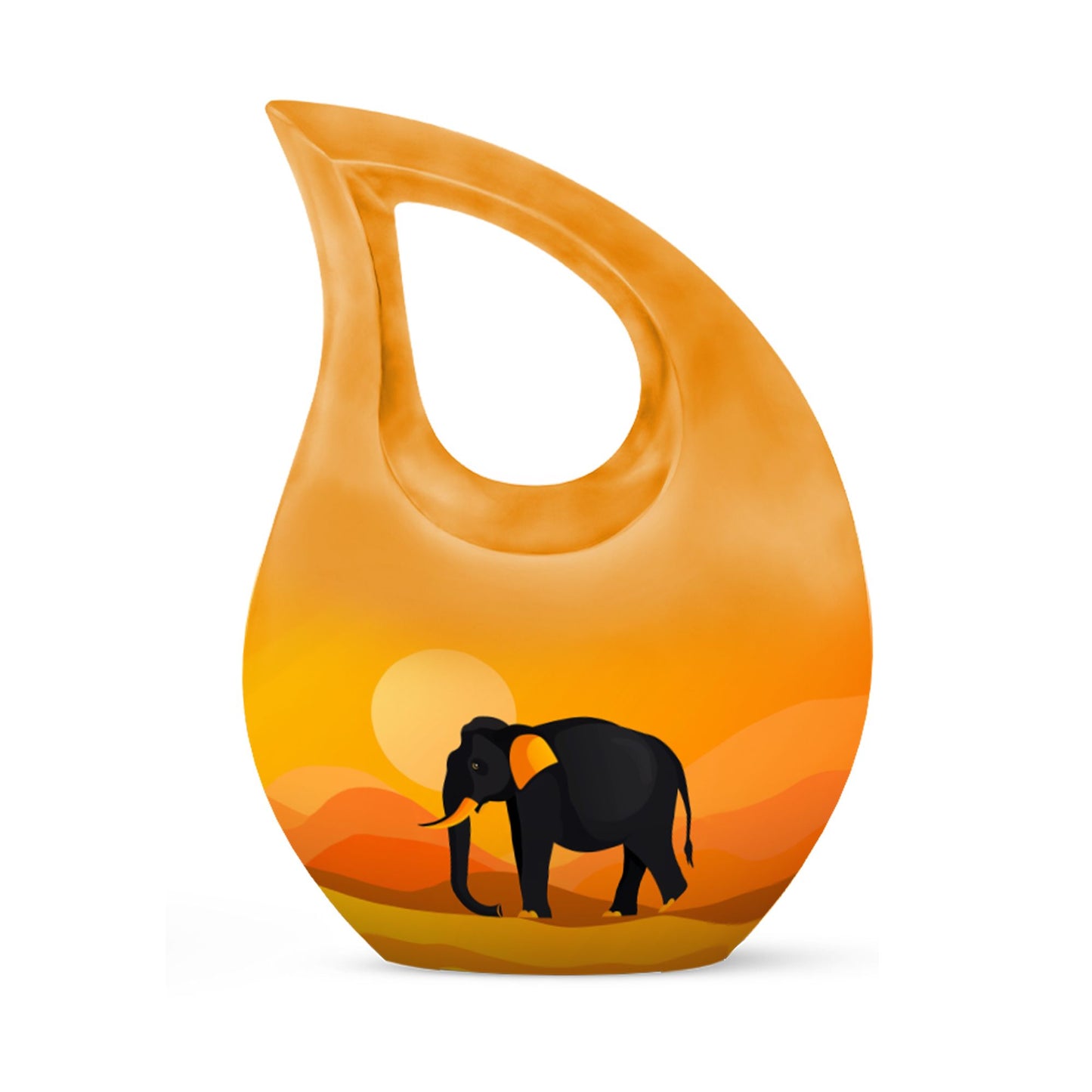 Elephant Urn for Human Ashes