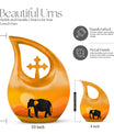 Elephant Urn for Human Ashes