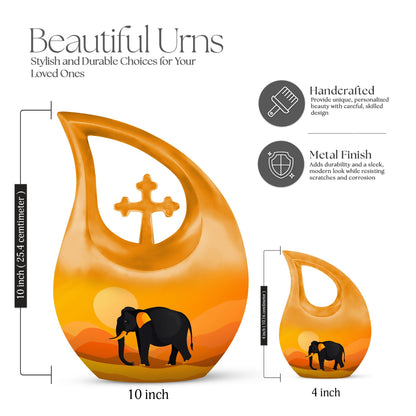 Elephant Urn for Human Ashes
