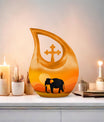 Elephant Urn for Human Ashes