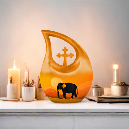 Elephant Urn for Human Ashes