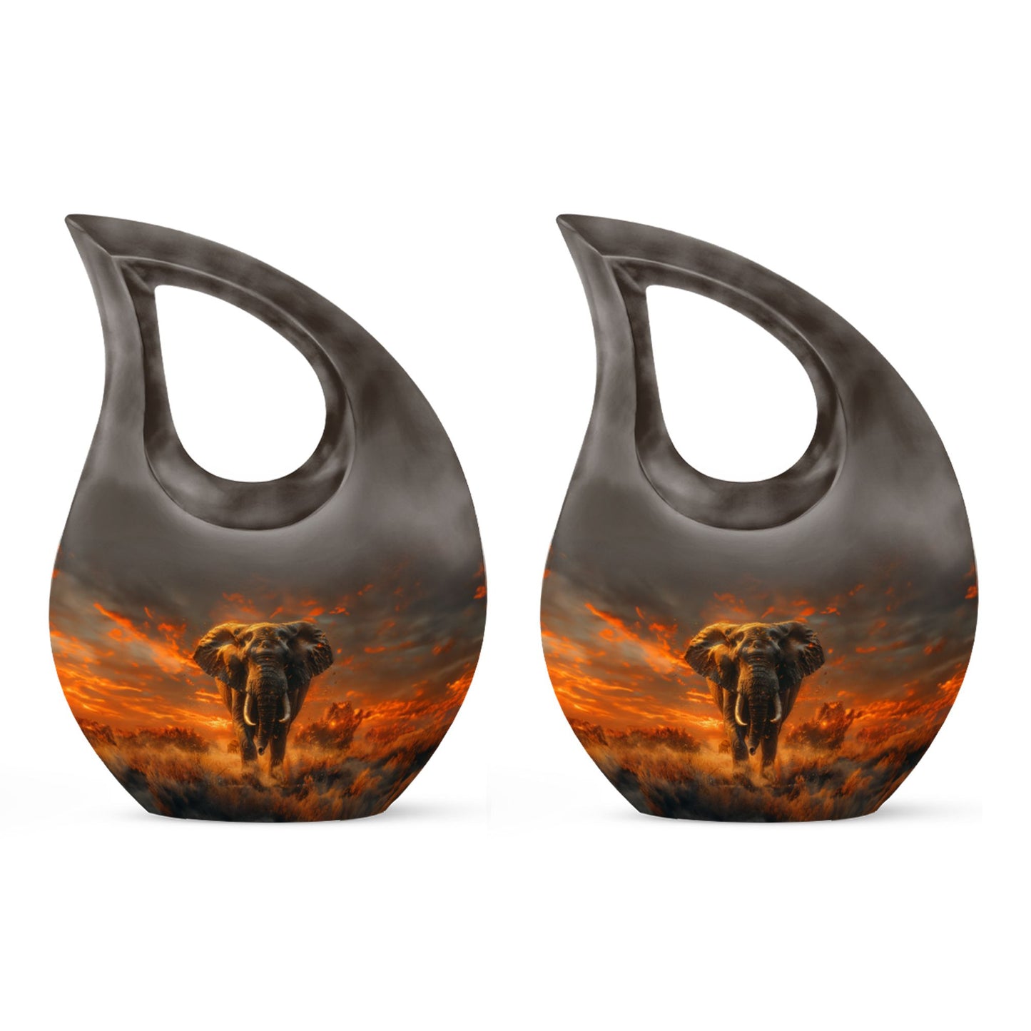 Elephant Theme 3 Inch Keepsake Pack of 2