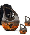Elephant Saga: Angelic Memorial Urn by Magnificent Mourning