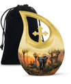 Elephant Tribute Memorial Urn: Beautiful Urn For Mom Ashes