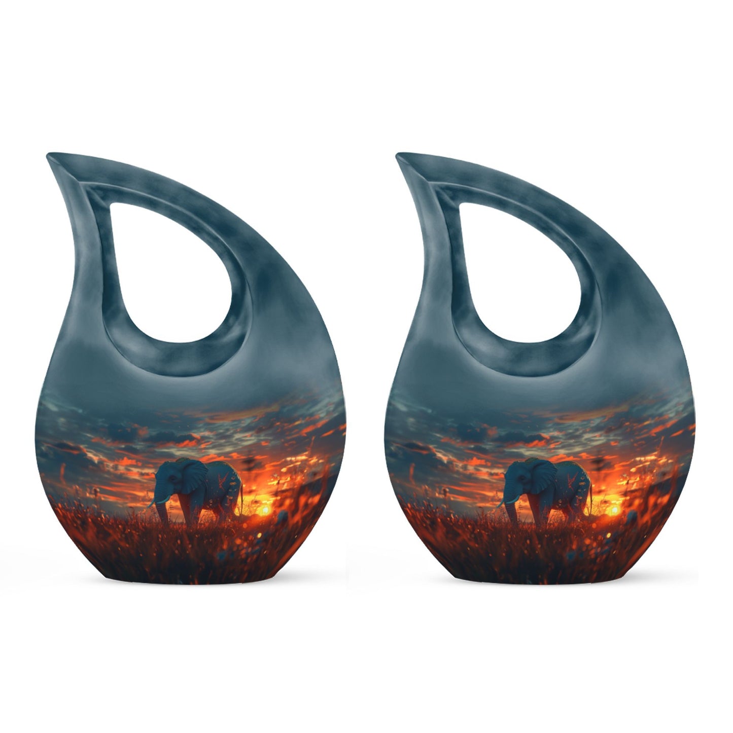 10-inch Elephant Urn for Dad