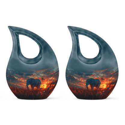 10-inch Elephant Urn for Dad