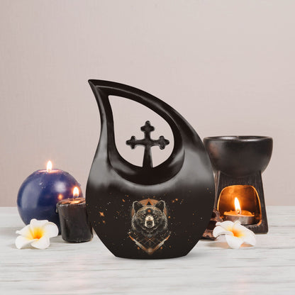 10-inch Bear Urn