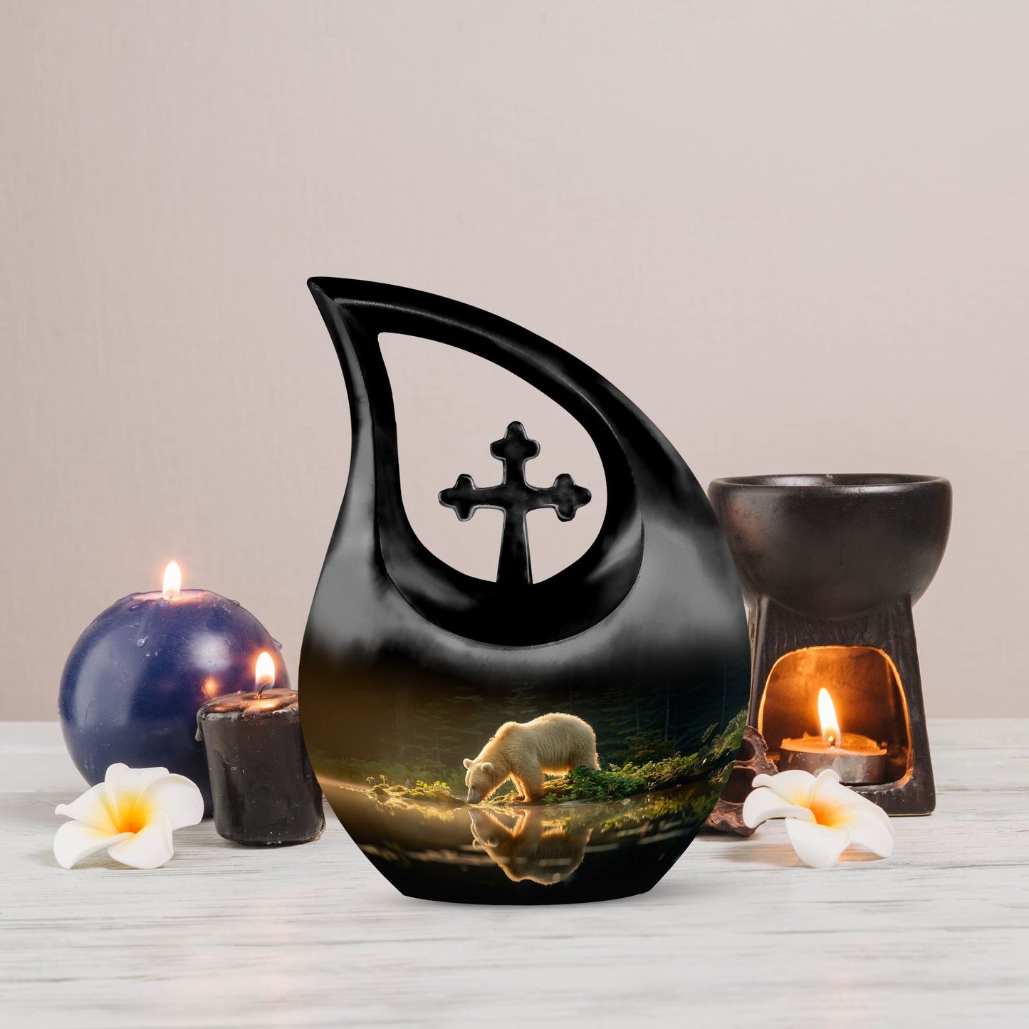 10-inch Bear Urn