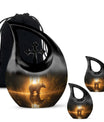 Bear Themed Memorial Urn for Man's Last Respect