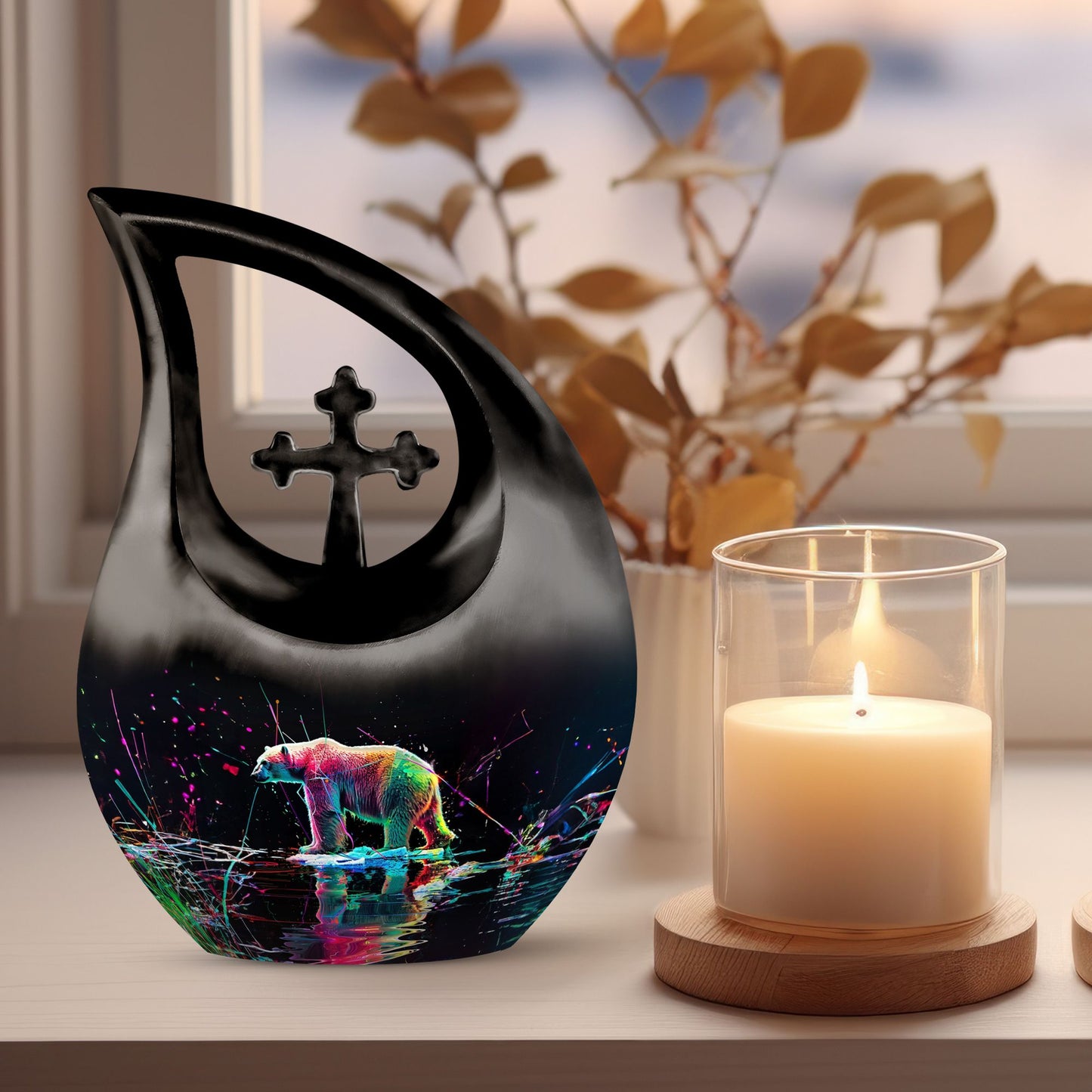 10-inch Bear Urn