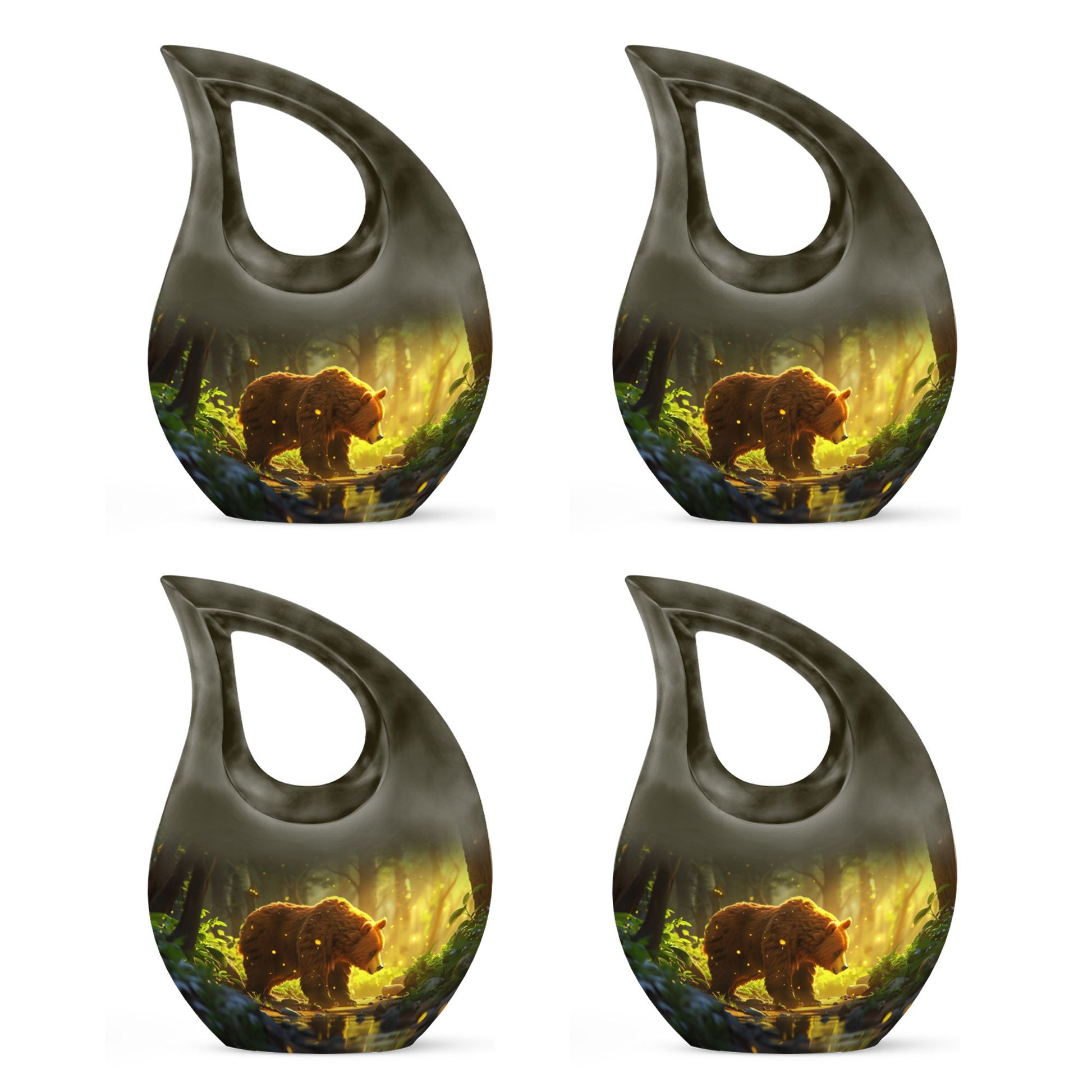 Bear Theme 3 Inch Keepsake Pack of 4