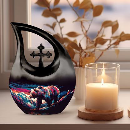 10-inch Bear Urn