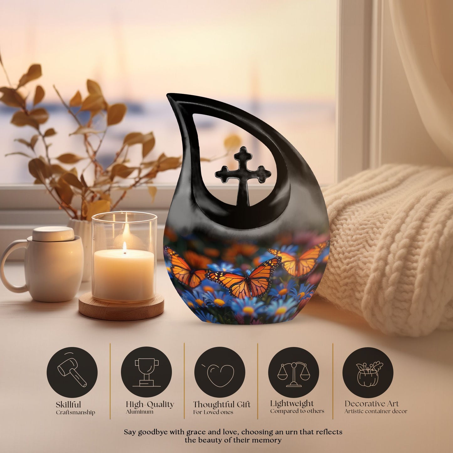 Butterfly Urn