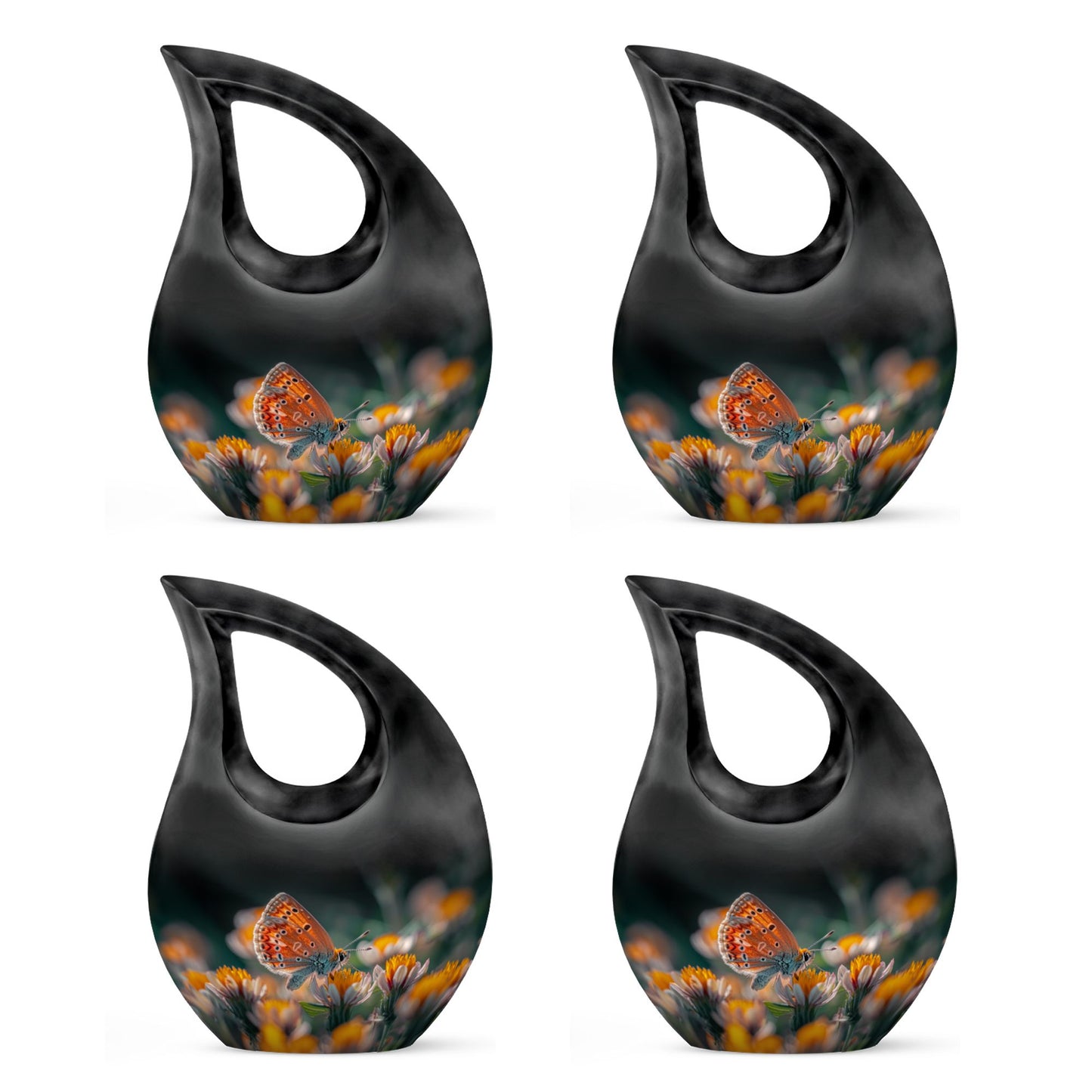Butterfly Theme 3 Inch Keepsake Pack of 4
