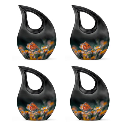Butterfly Cross Drop Large Urn for Human Ashes