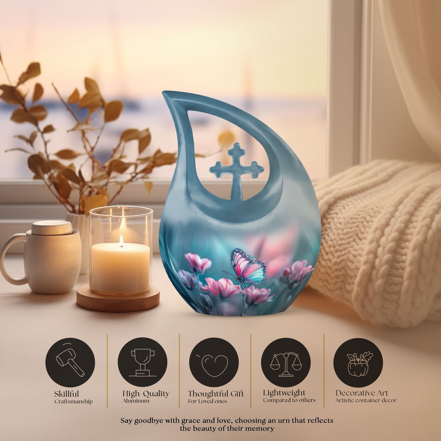 Butterfly Urn