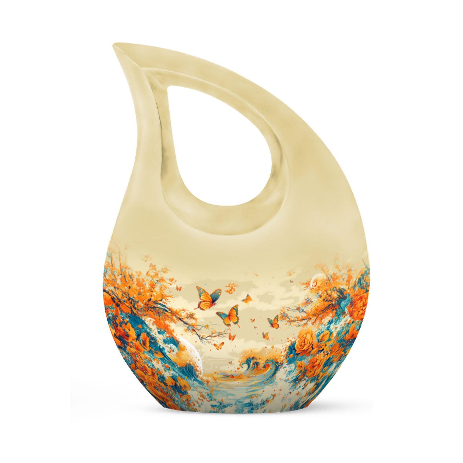 Butterfly Themed Memorial Urn