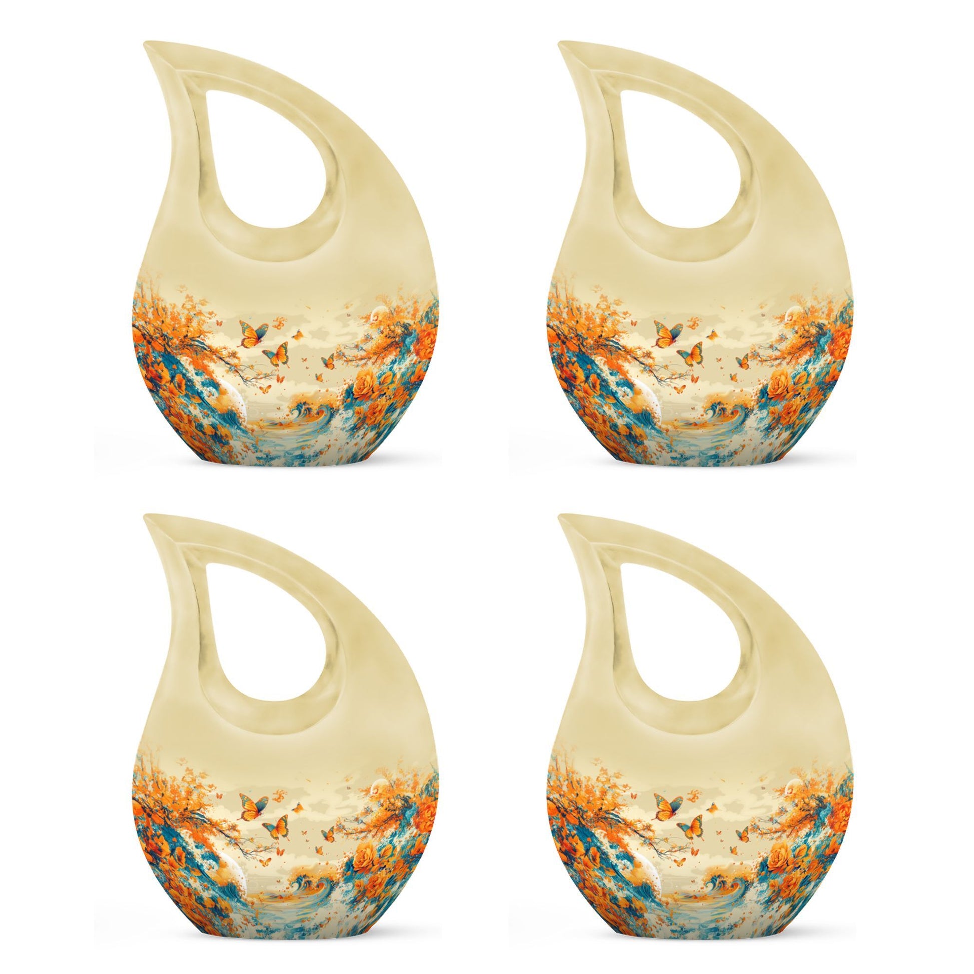 Butterfly Themed Memorial Urn