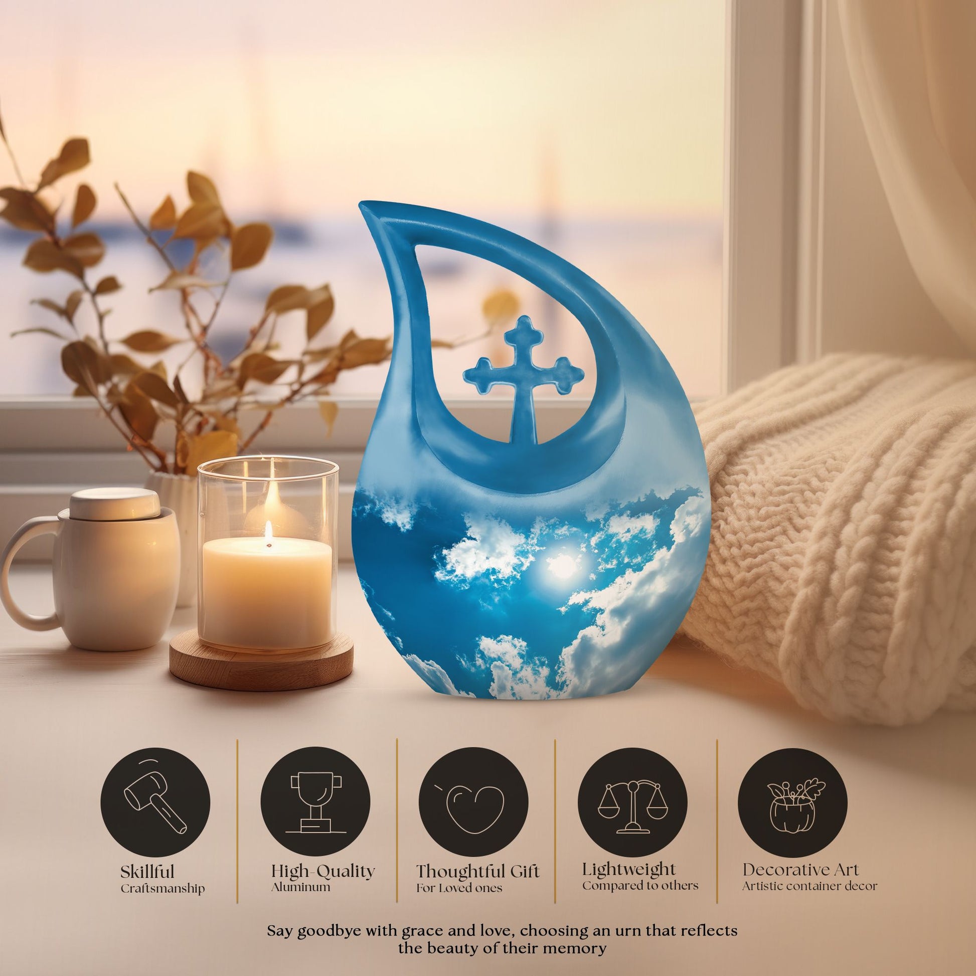 Affordable Clouds Urn