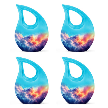 Clouds Urn with Cross Drop design