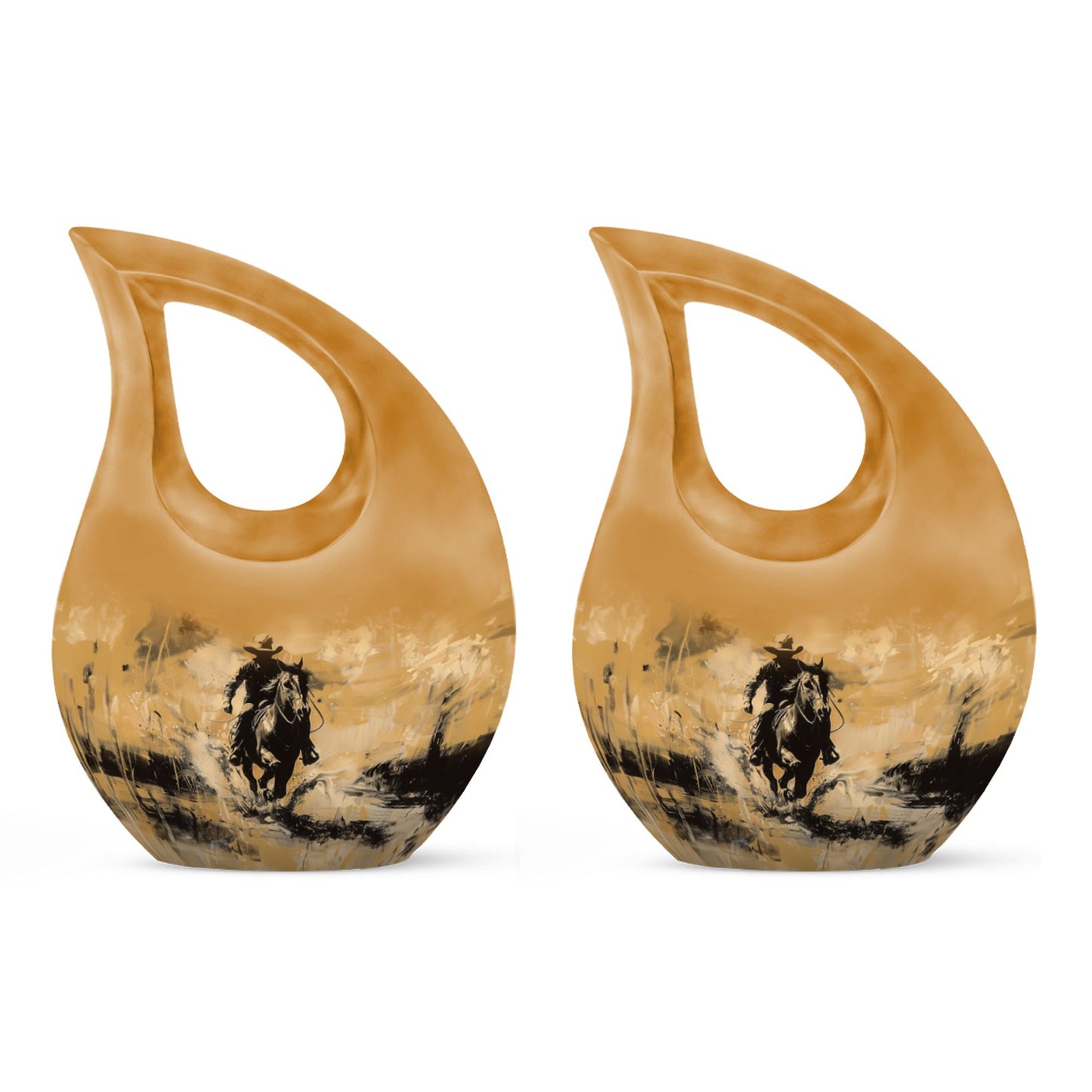 Cowboy Theme 3 Inch Keepsake Pack of 2
