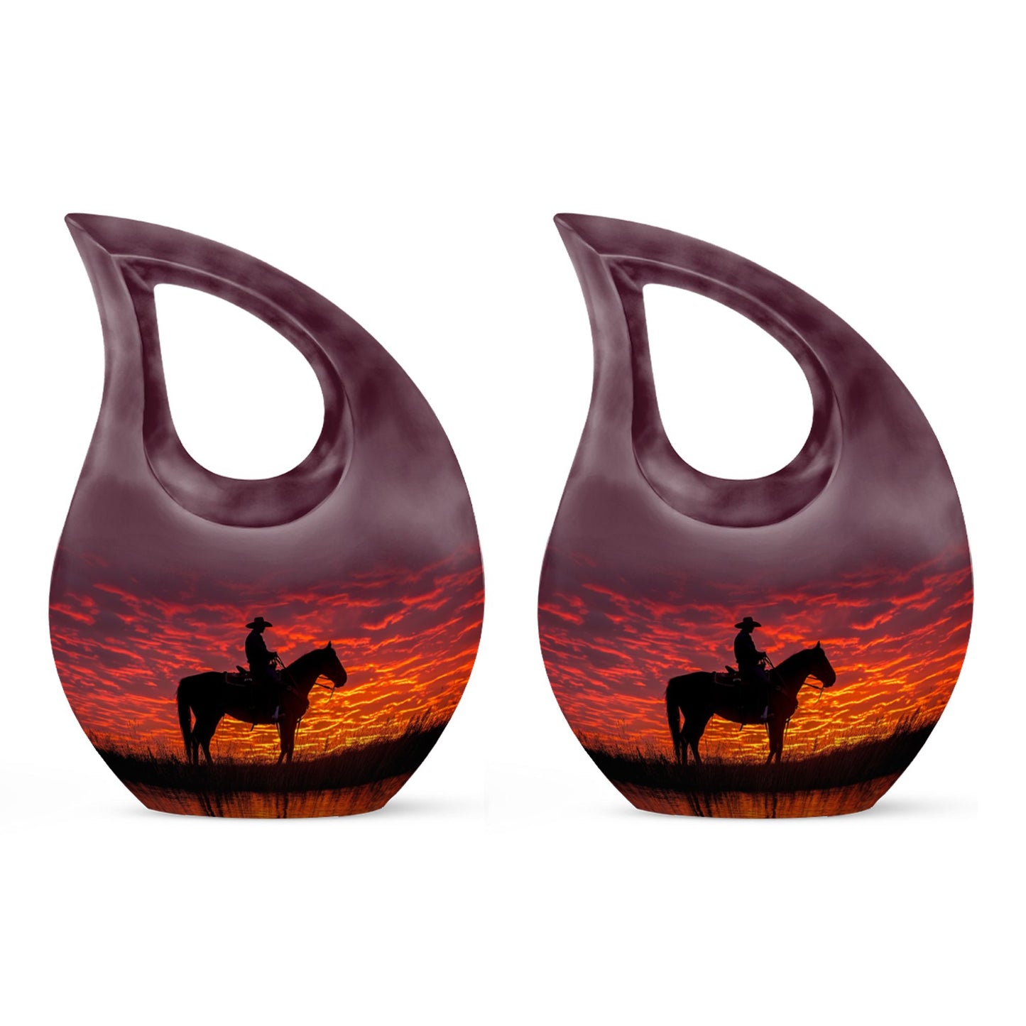 Cowboy Theme 3 Inch Keepsake Pack of 2