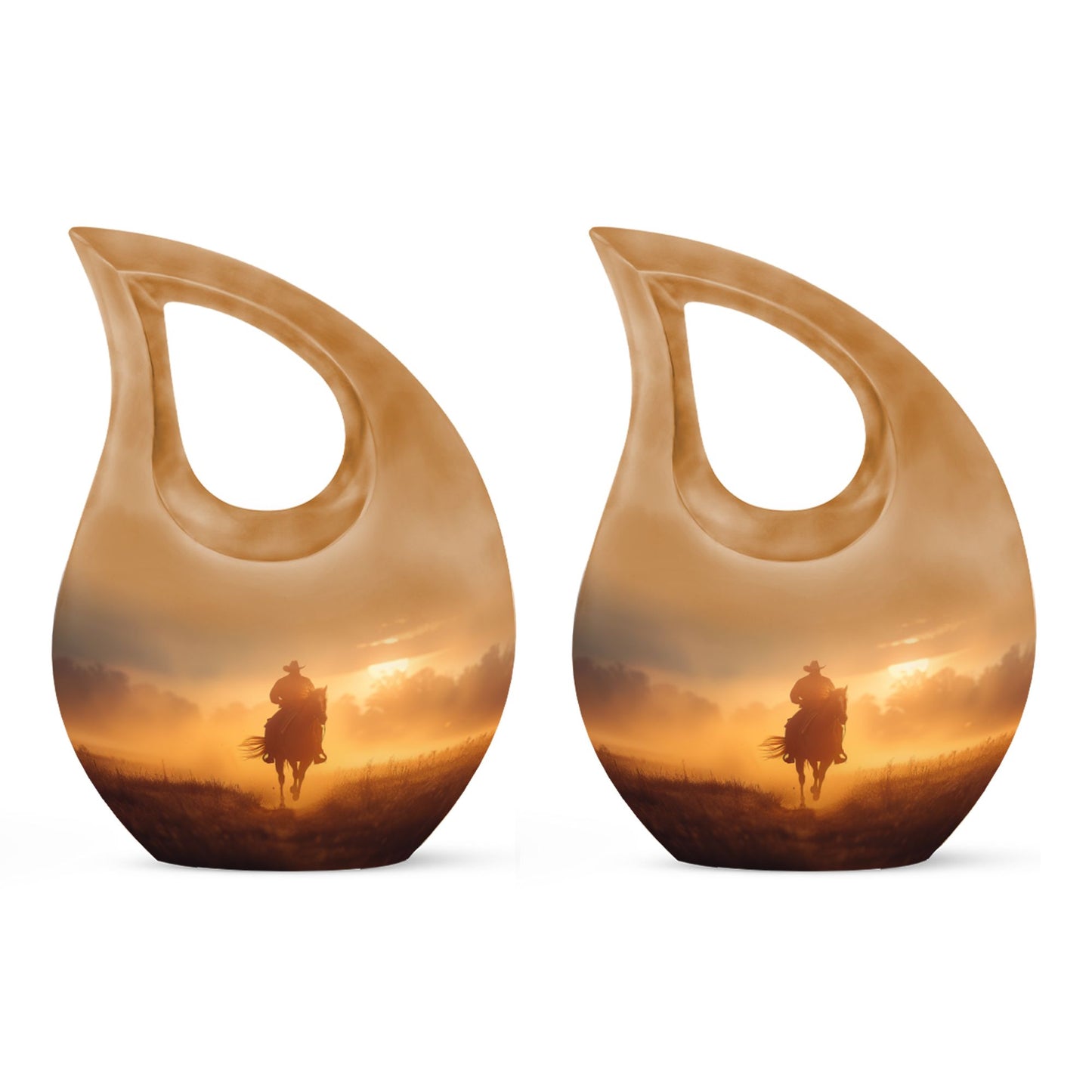 Cowboy Theme 3 Inch Keepsake Pack of 2