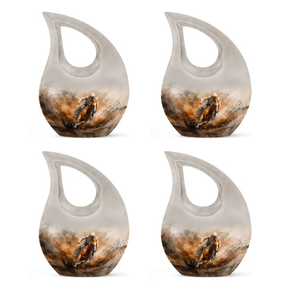 Cowboy Theme 3 Inch Keepsake Pack of 4