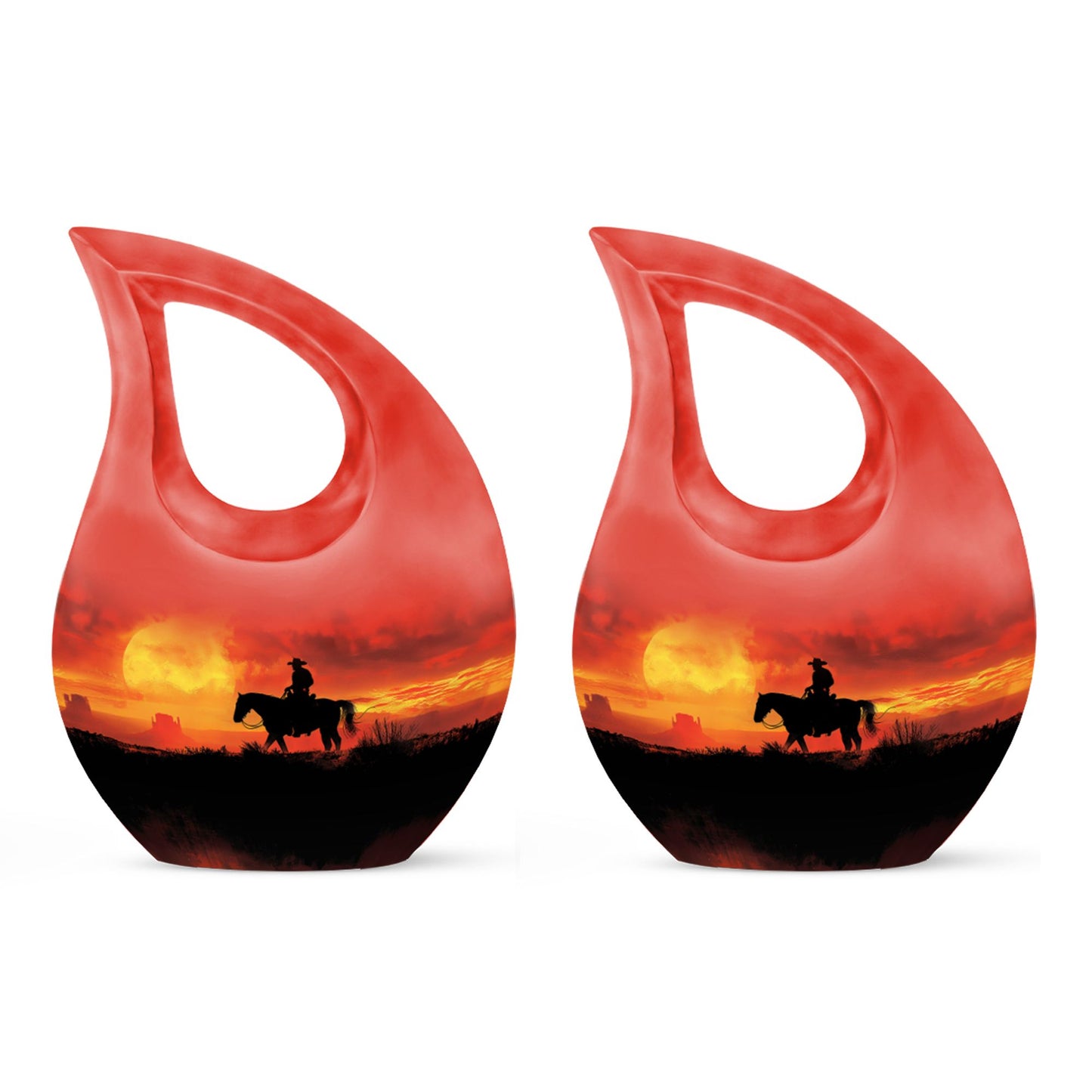 Cowboy Theme 3 Inch Keepsake Pack of 2